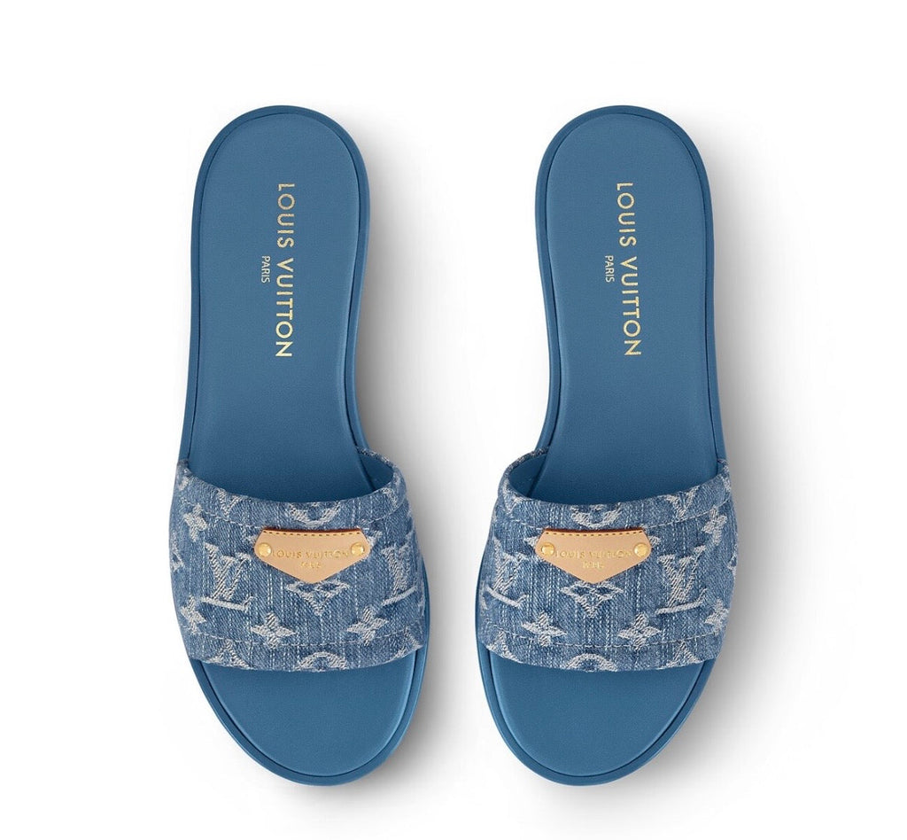 BLUE DENIM SANDALEN