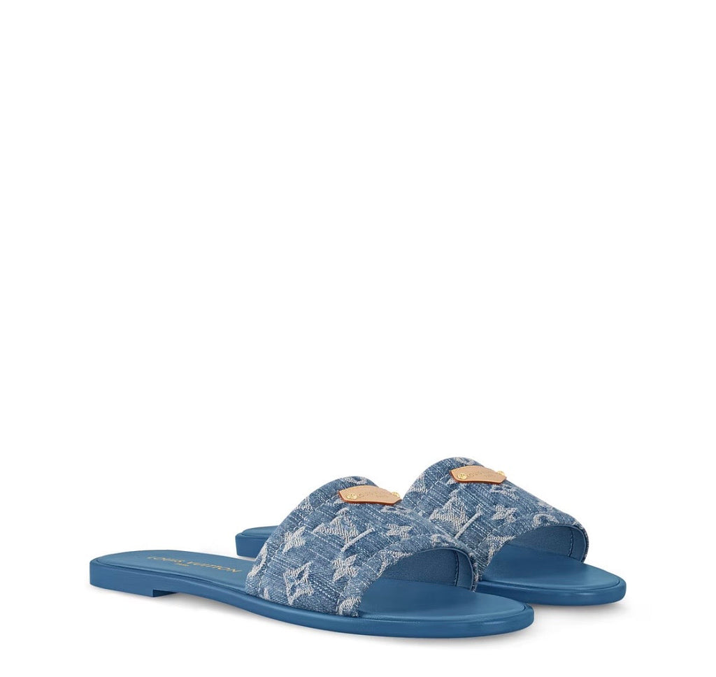 BLUE DENIM SANDALEN