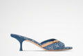 LV DENIM SANDALETTEN