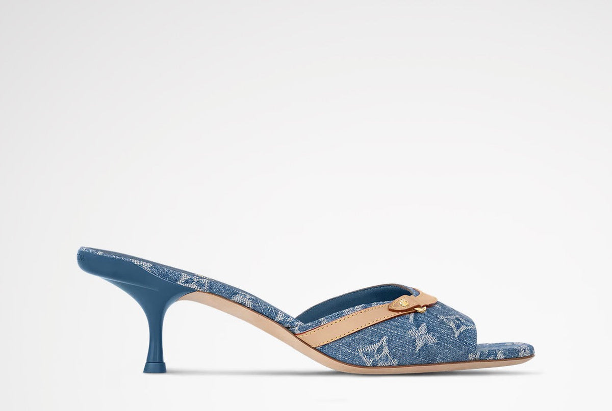 LV DENIM SANDALETTEN